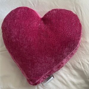 Magaschoni Pink Heart Accent Pillow